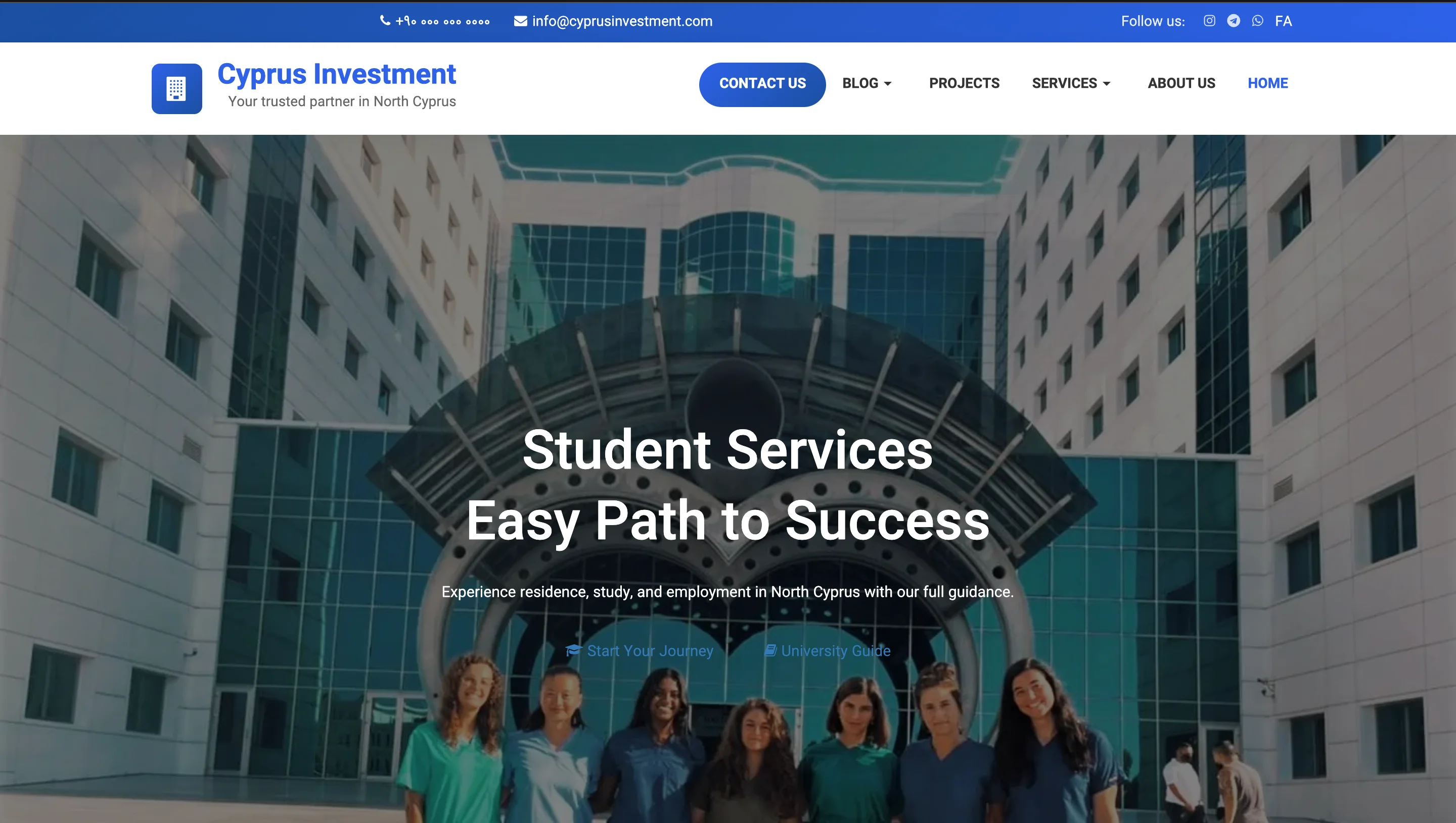 Capital Growth Advisors North Cyprus Investment Website
