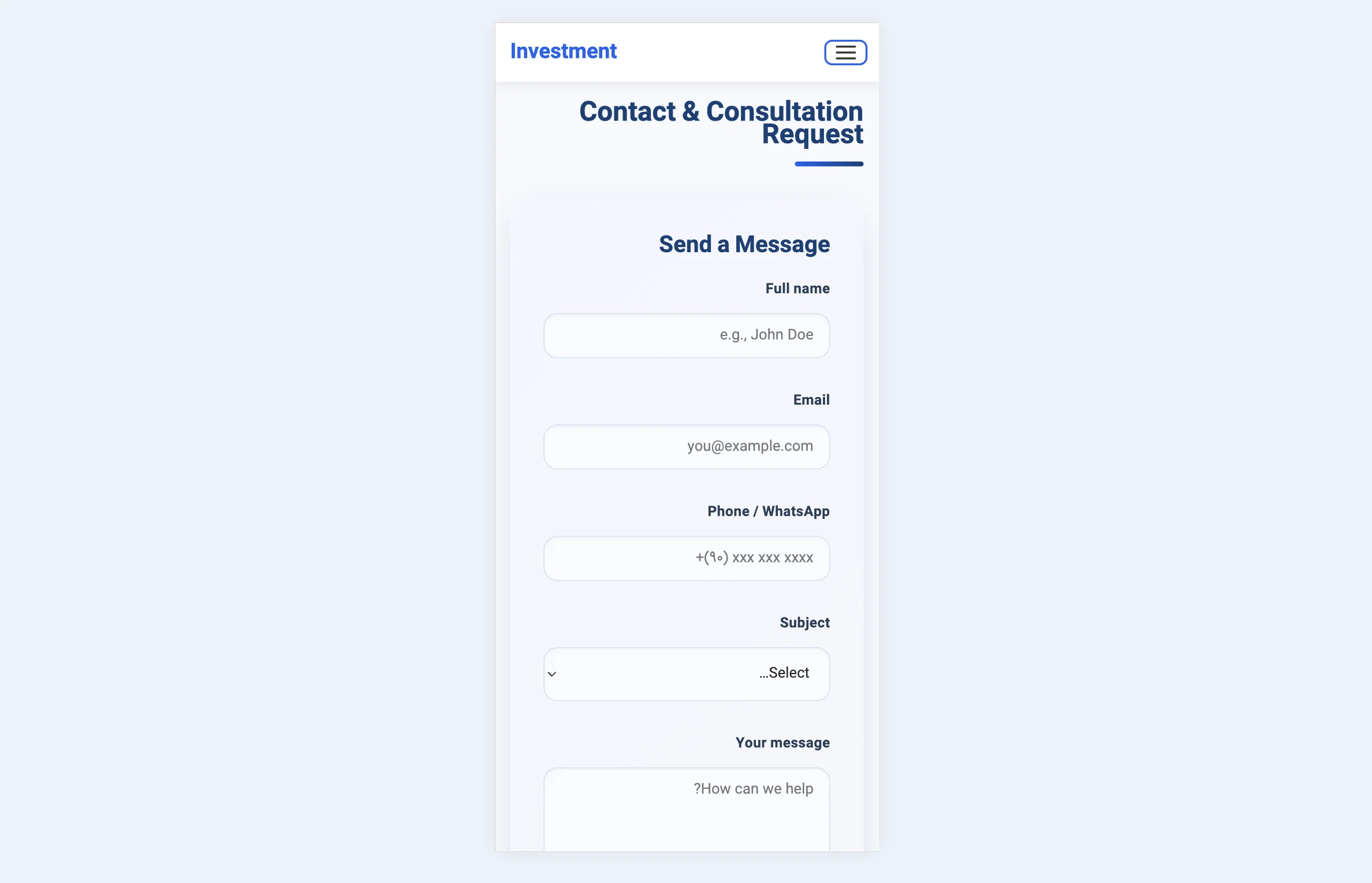Mobile Forms