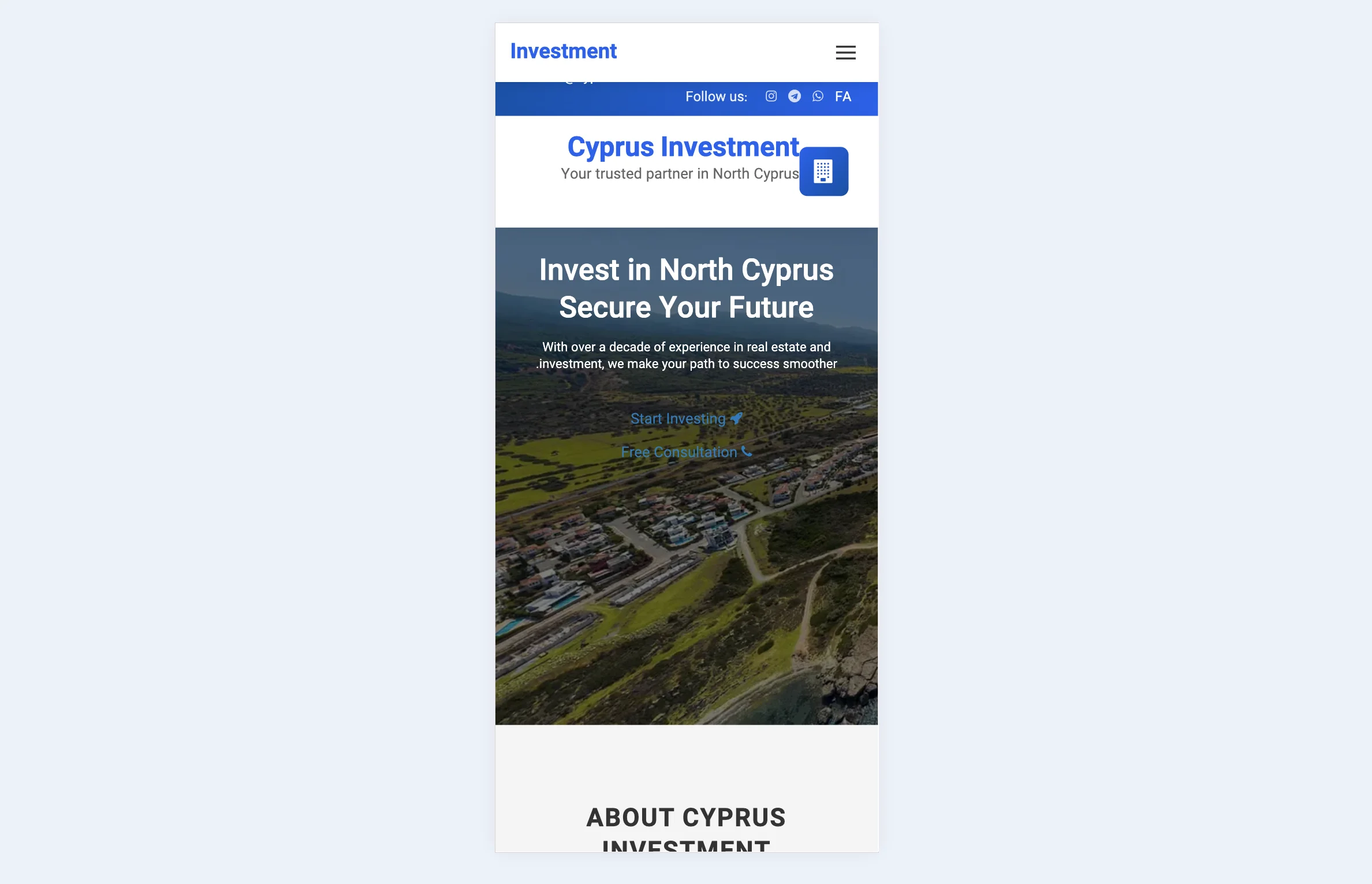 Mobile Homepage