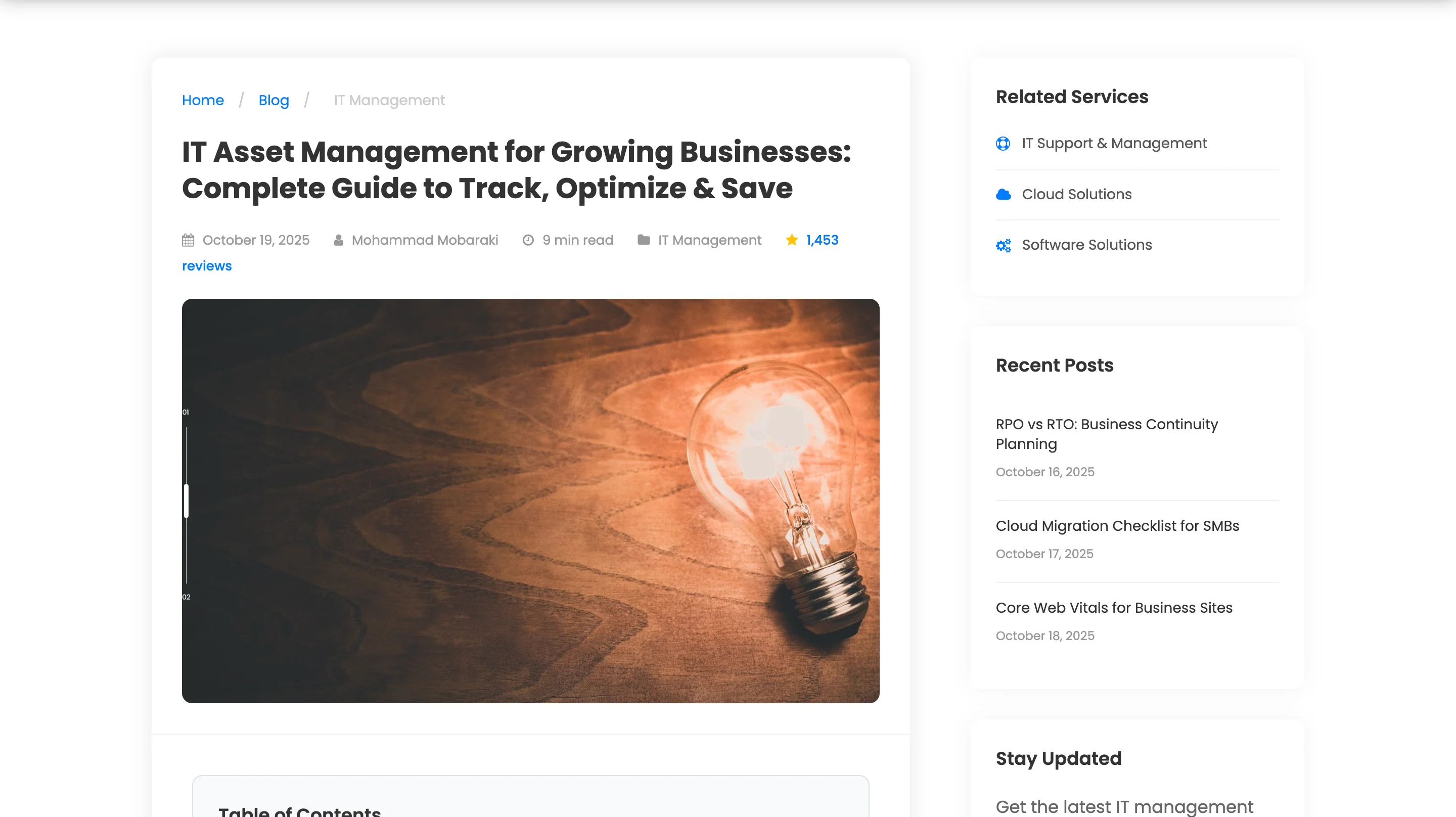 Blog Post Detail