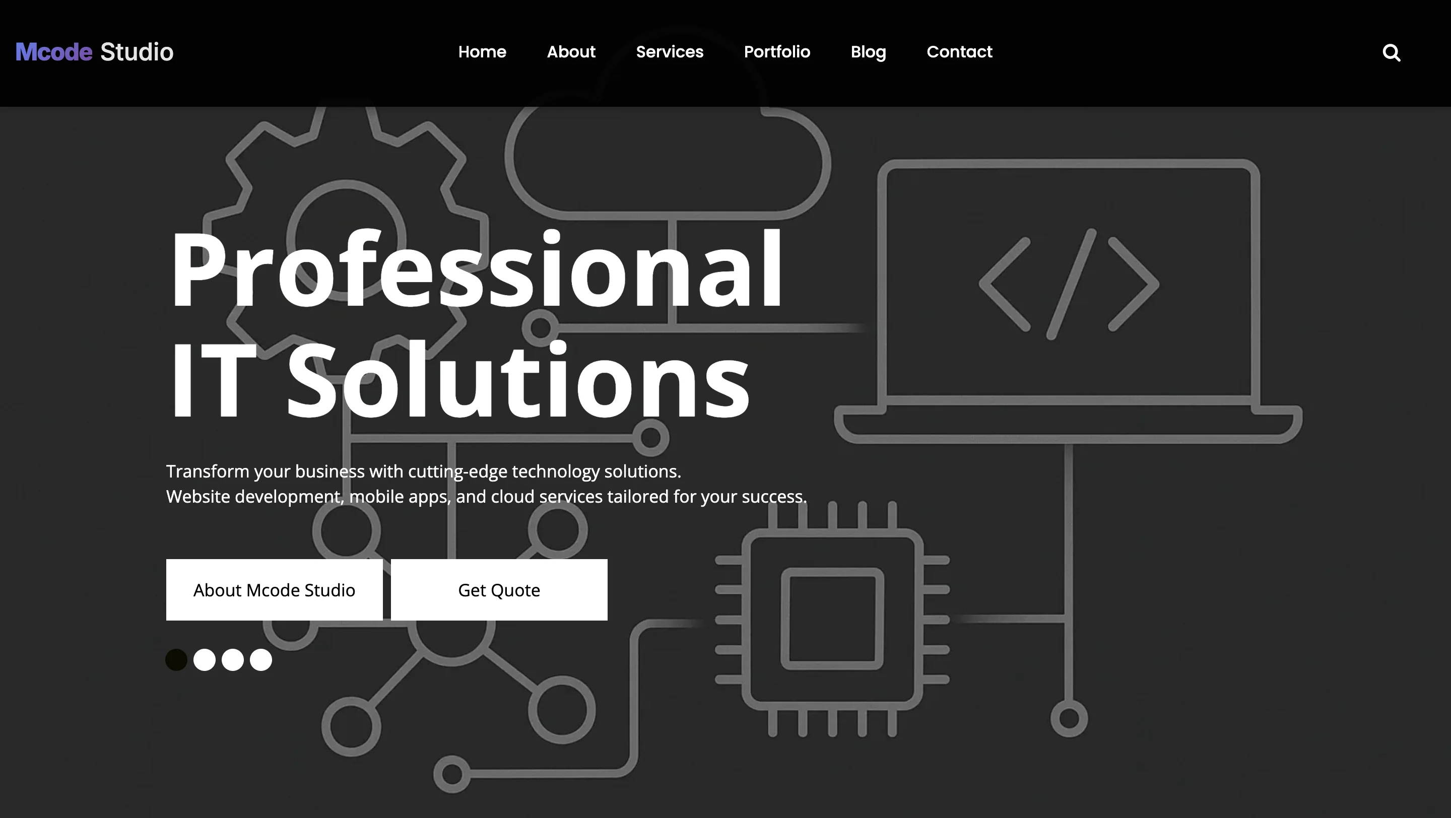 MCode Studio Website