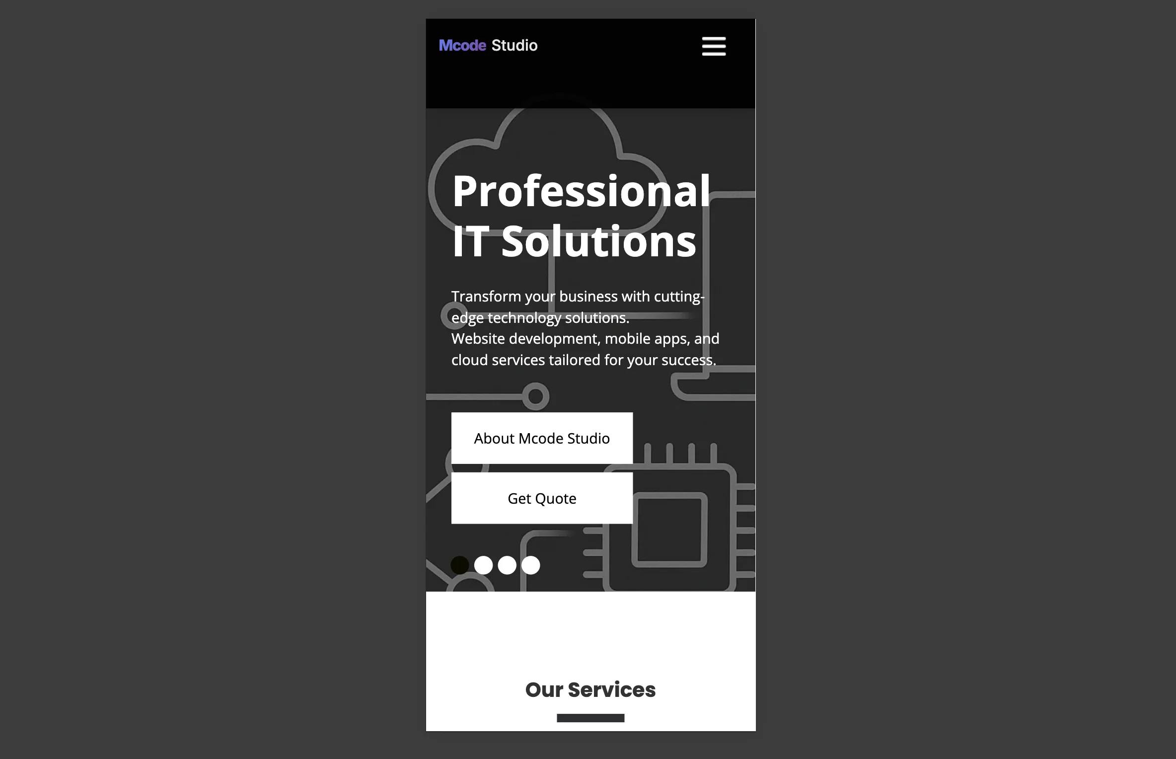 Mobile Homepage