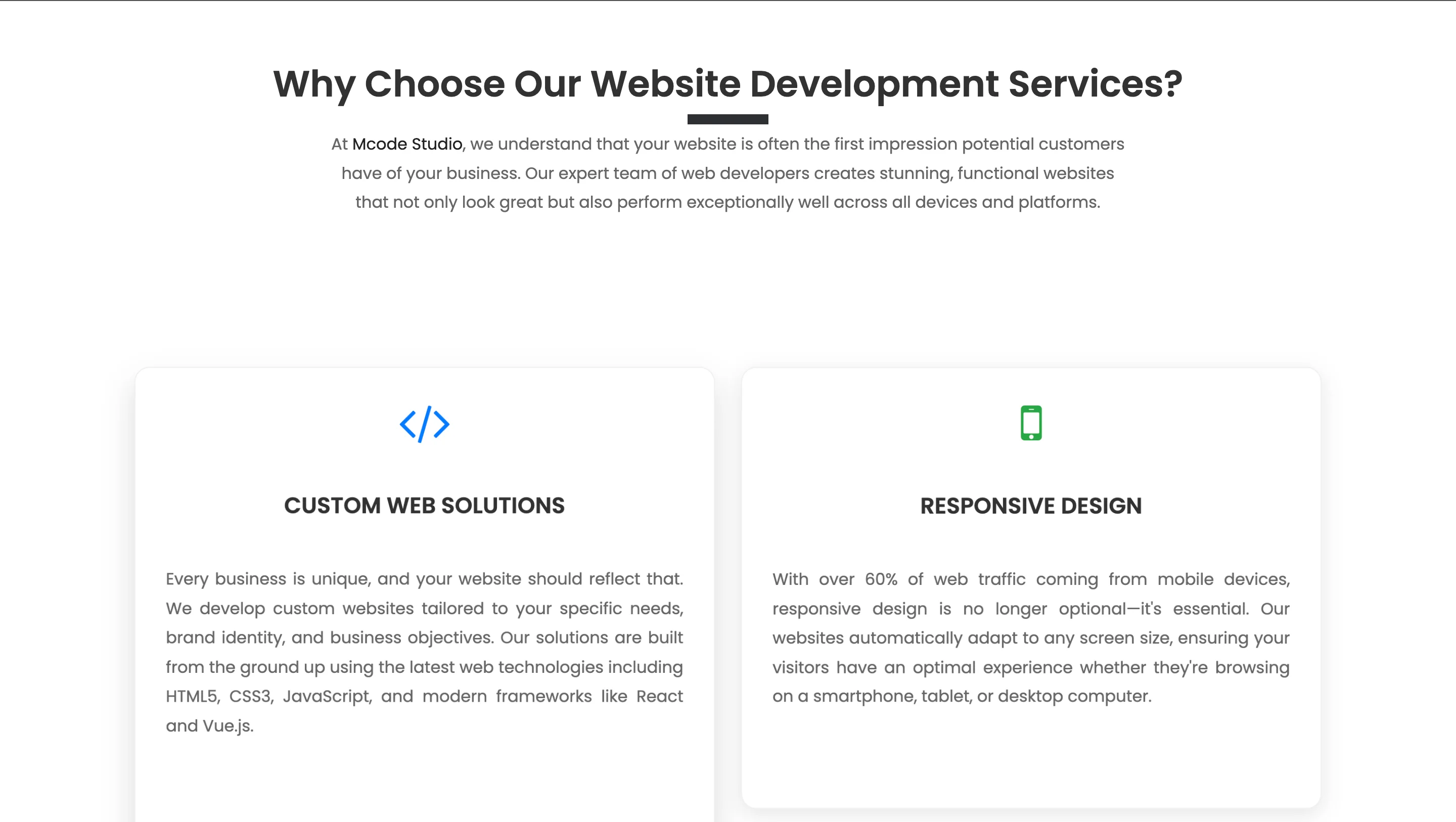 Web Development Services