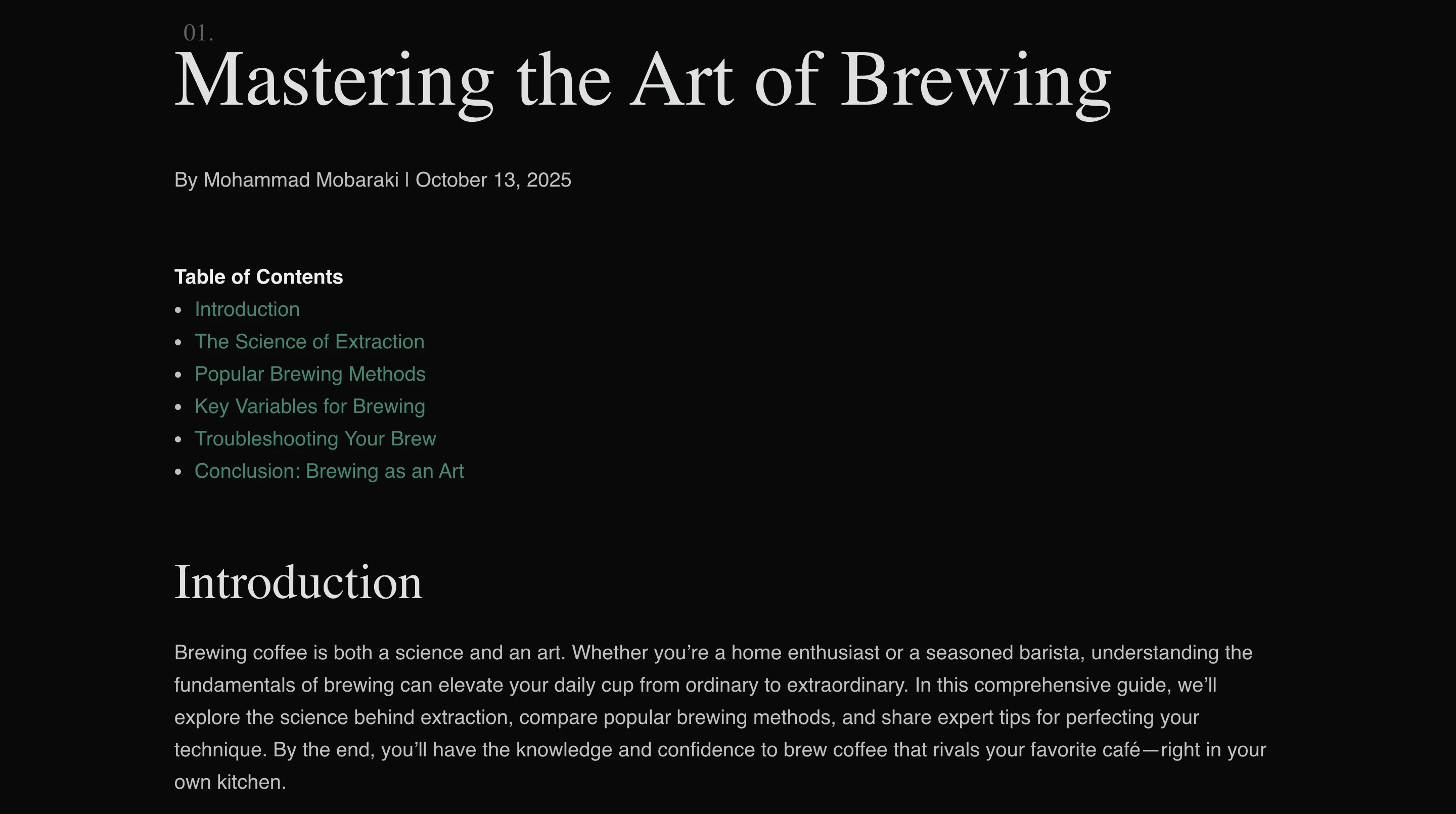 Blog Post Detail
