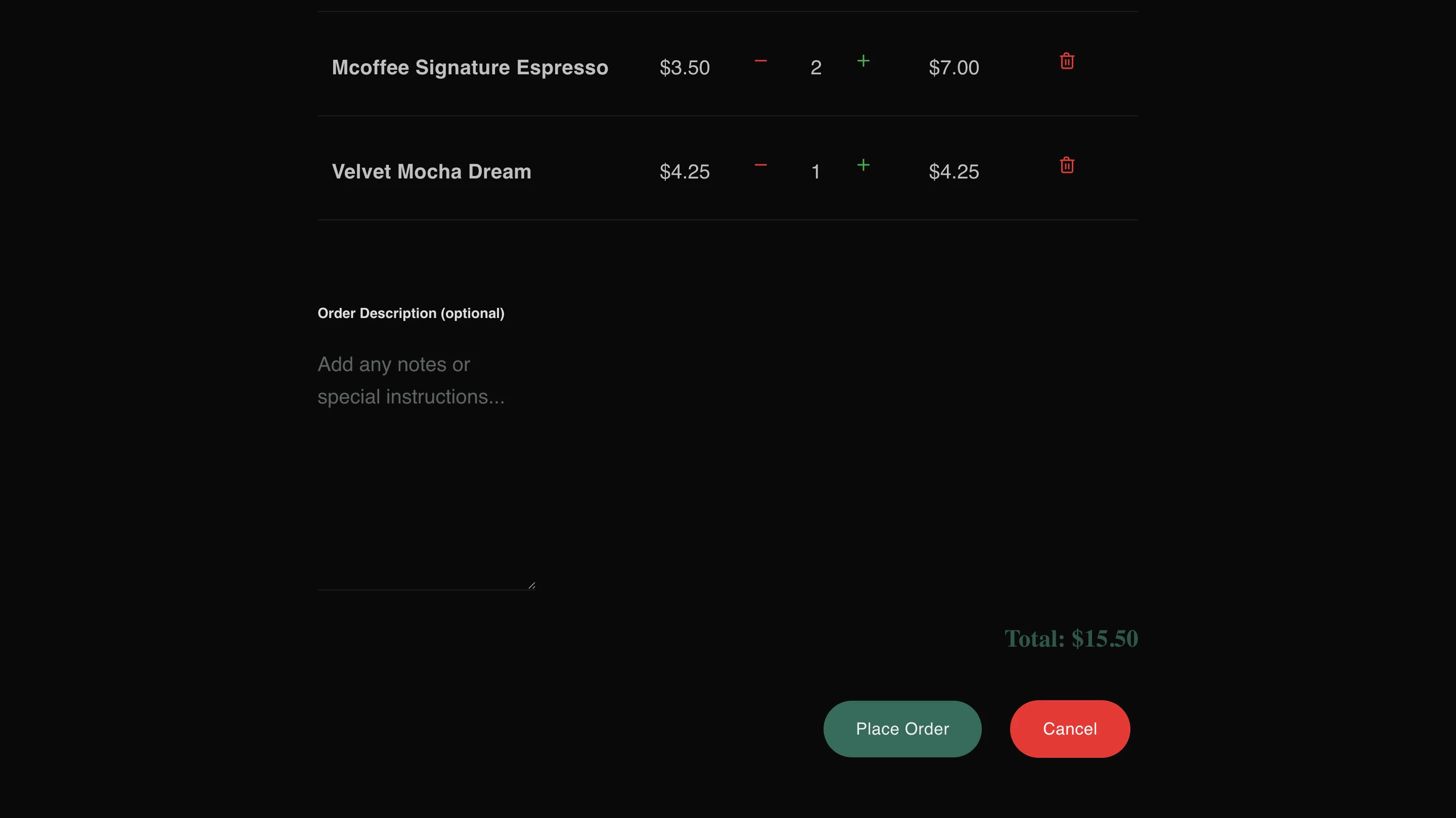 Checkout Process