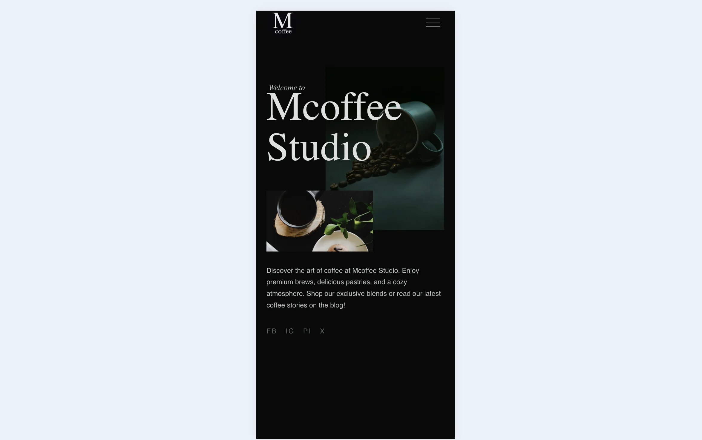 Mobile Homepage