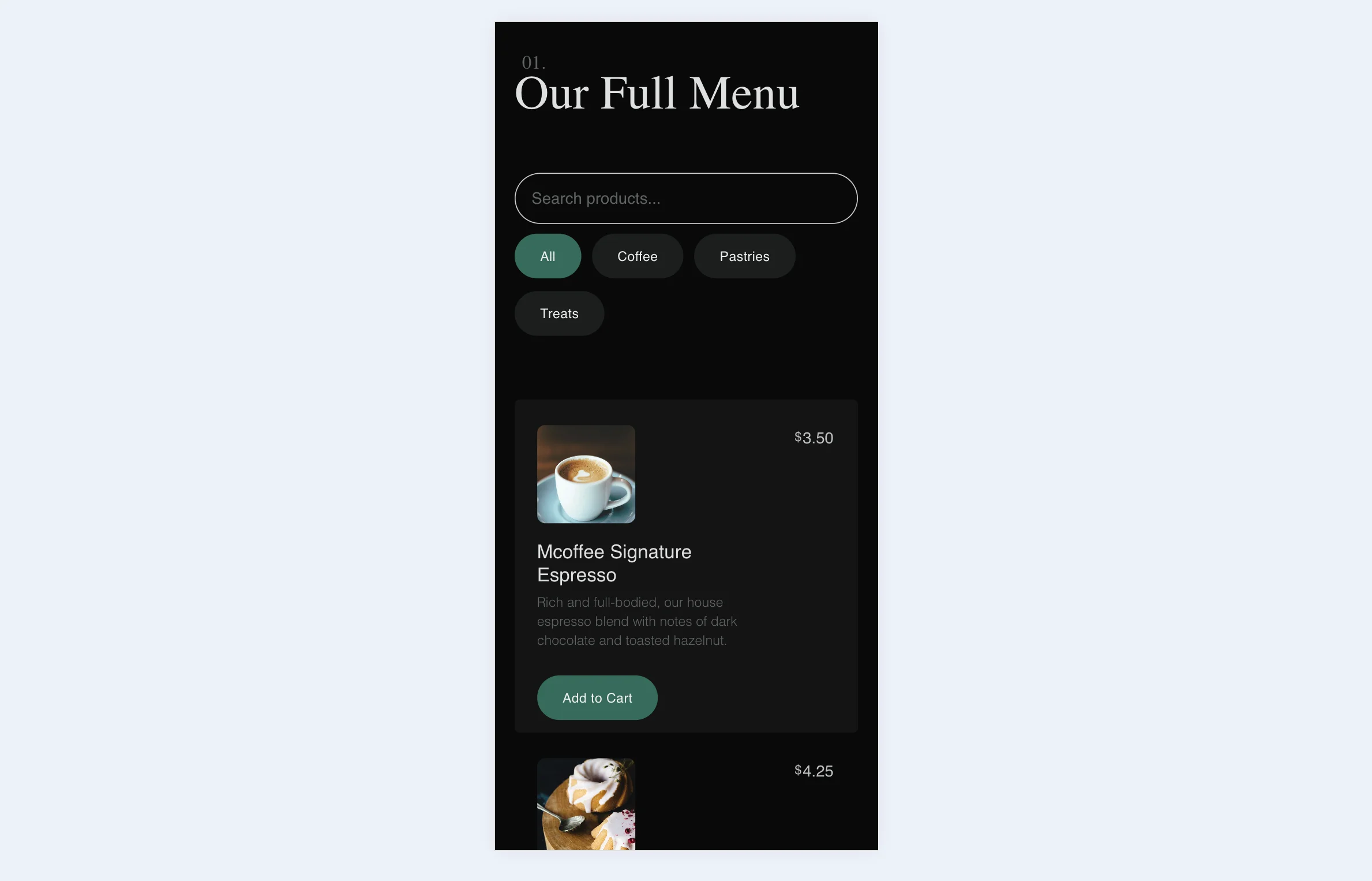 Mobile Menu